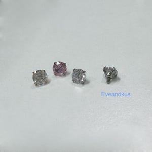 16g 14g CZ Titanium Replacement - Internally Threaded Headpiece
