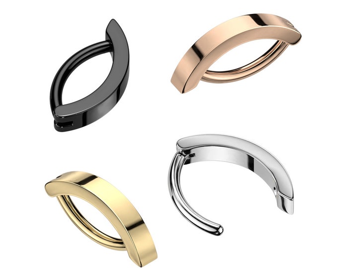 Belly Button Ring - Implant Grade Titanium hinged hoop
