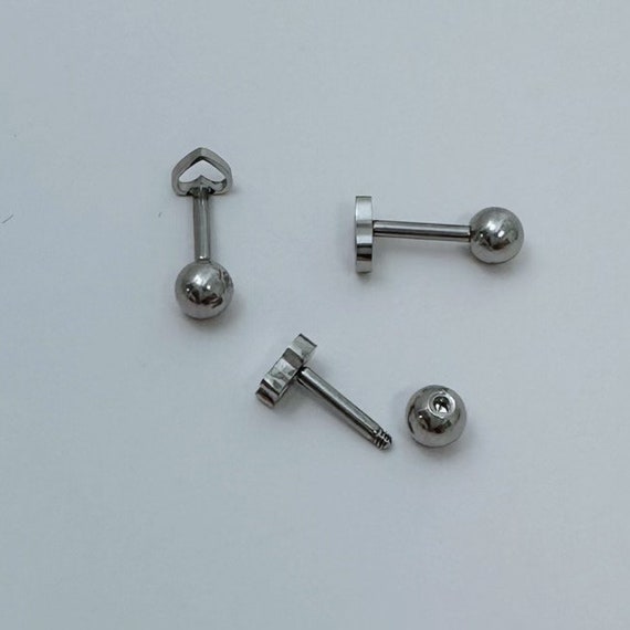 16g Open Heart / Rabbit Piercing (single), 316L Surgical Steel
