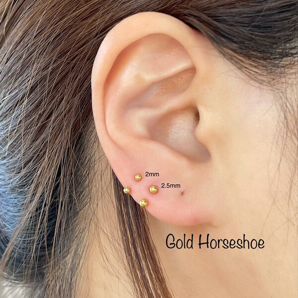 Horseshoe Nose Ring Etsy