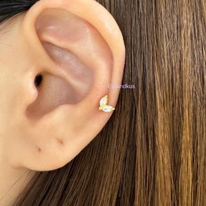Herz Piercing aus Chirurgenstahl: Helix, Tragus Piercing