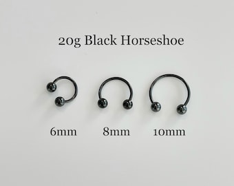 20g horseshoe earrings deals
