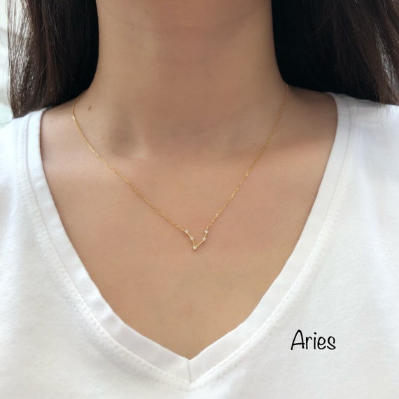 Etsy aries best sale necklace