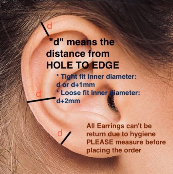 Double CZ Huggie Hoop Earring (single or Pair), Inner