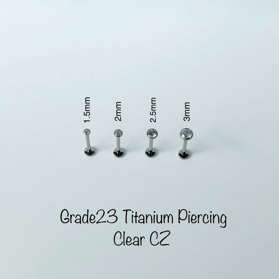 18g titanium labret deals