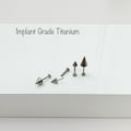 Implant Grade Titanium Spike Labret - Threadless Push-In - 20g/18g/16g