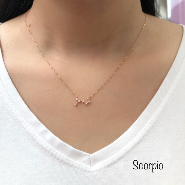 •SCORPIO•  silver necklace main image 1