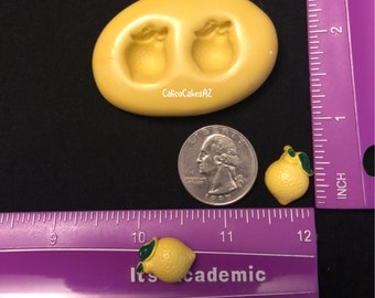 Small lemon Fondant Mold Gumpaste