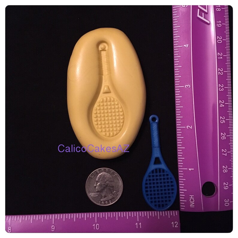 Tennis Racket Fondant Mold Gumpaste Etsy