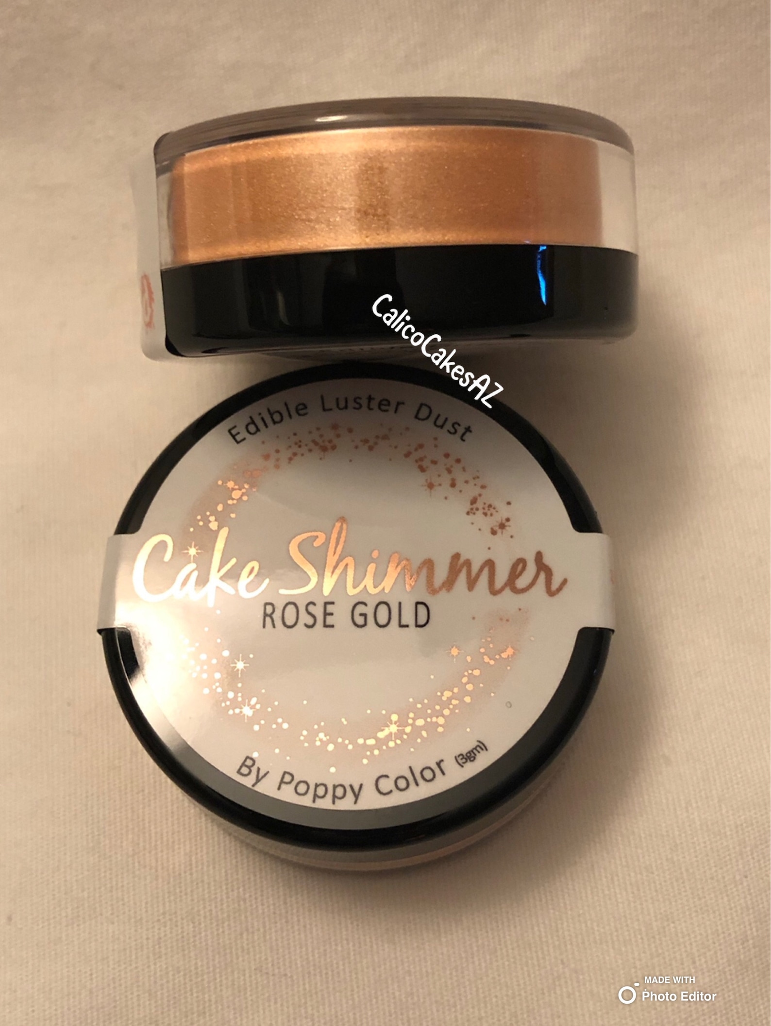 Rose Gold Cake Shimmer Edible Luster Dust Cake Cake Pop Etsy UK