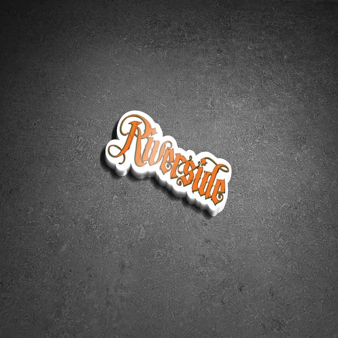 HBC Riverside Raincross Orange Die-cut Sticker 5