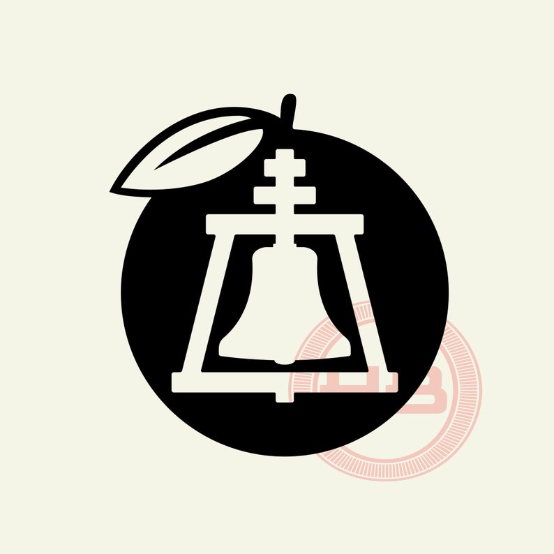 Best Selling Digital Download City of Riverside Orange Bell California Raincross Symbol .jpg .png .svg Rain Cross Junipero Cricut Southern
