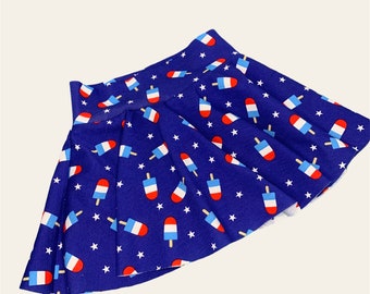 Popsicle Skirted Bummies and Bow Set, Patriotic Bummies, Bummies For Girls, Bummies For Boys, Girl Shorts, Boy Shorts