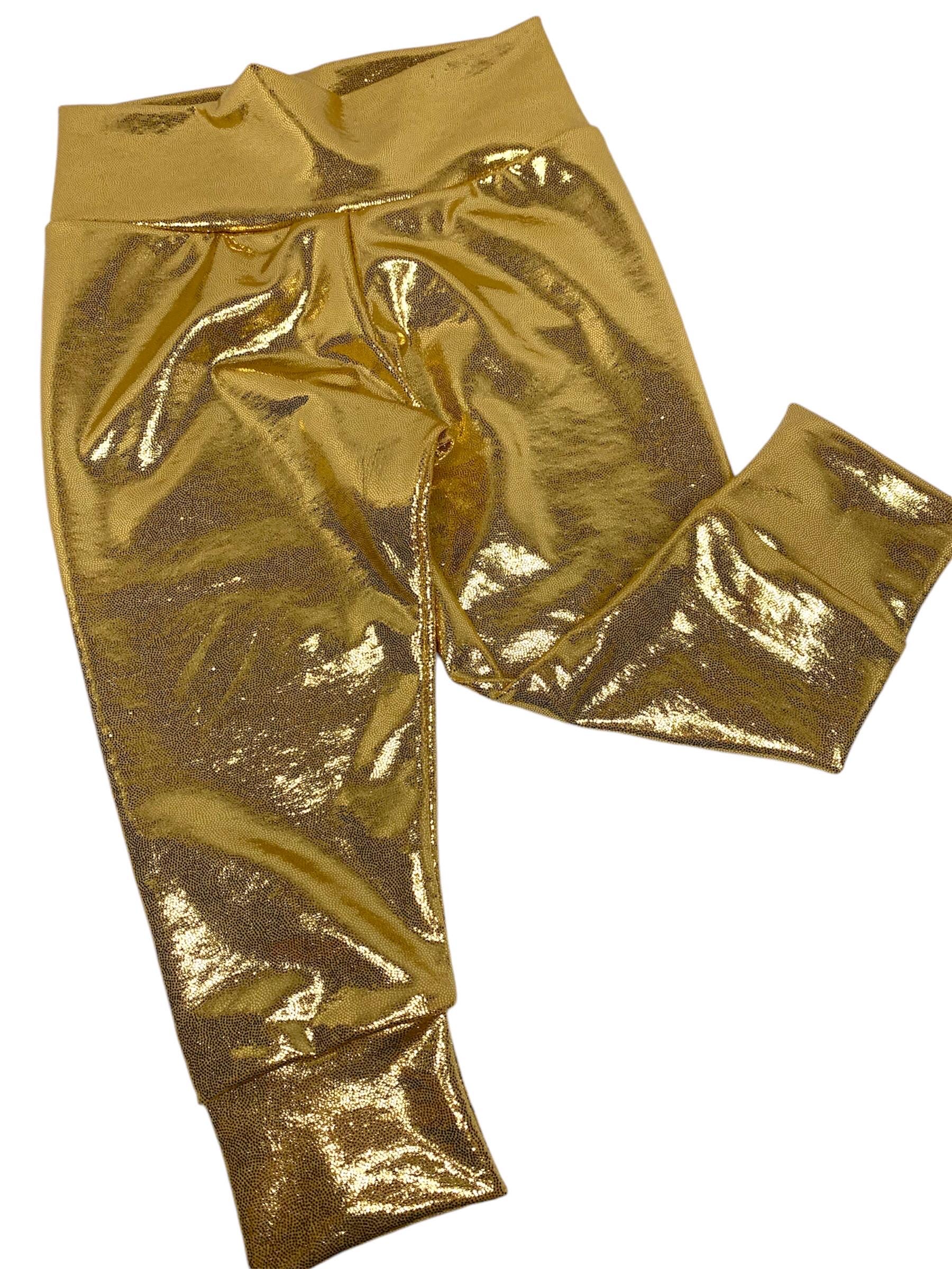 Infant gold leggings deals