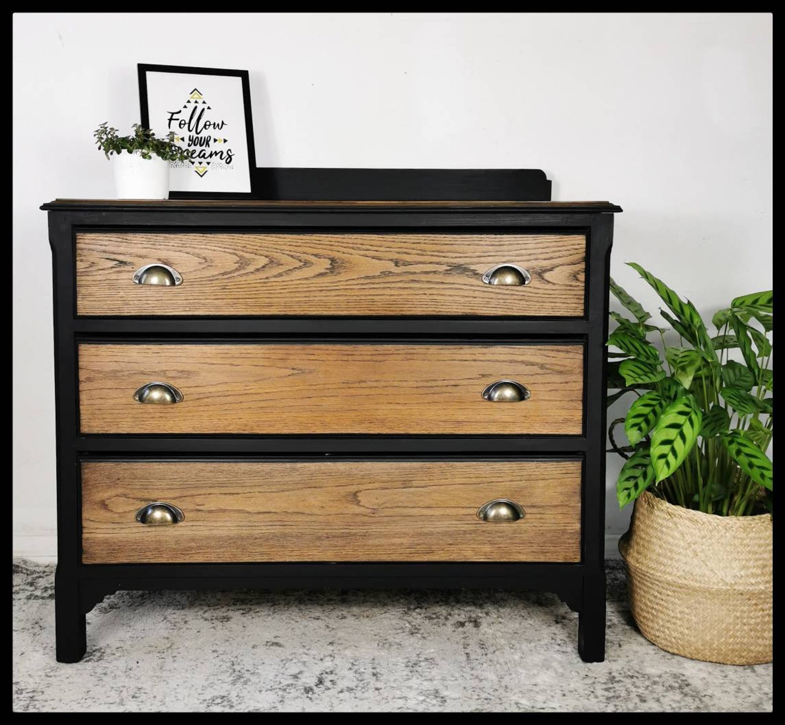 Made to order Black Chest of Drawers Industrial / urban / Etsy