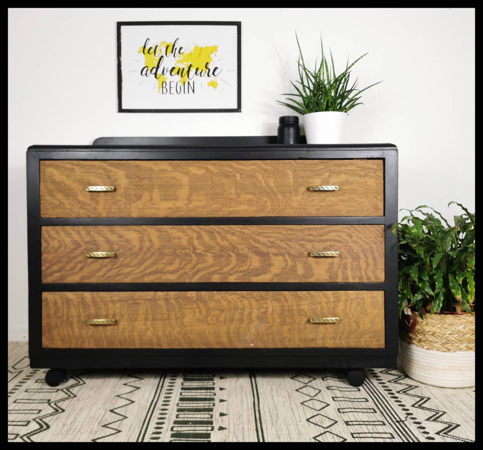 Made to order Black Chest of Drawers Industrial / urban / Etsy