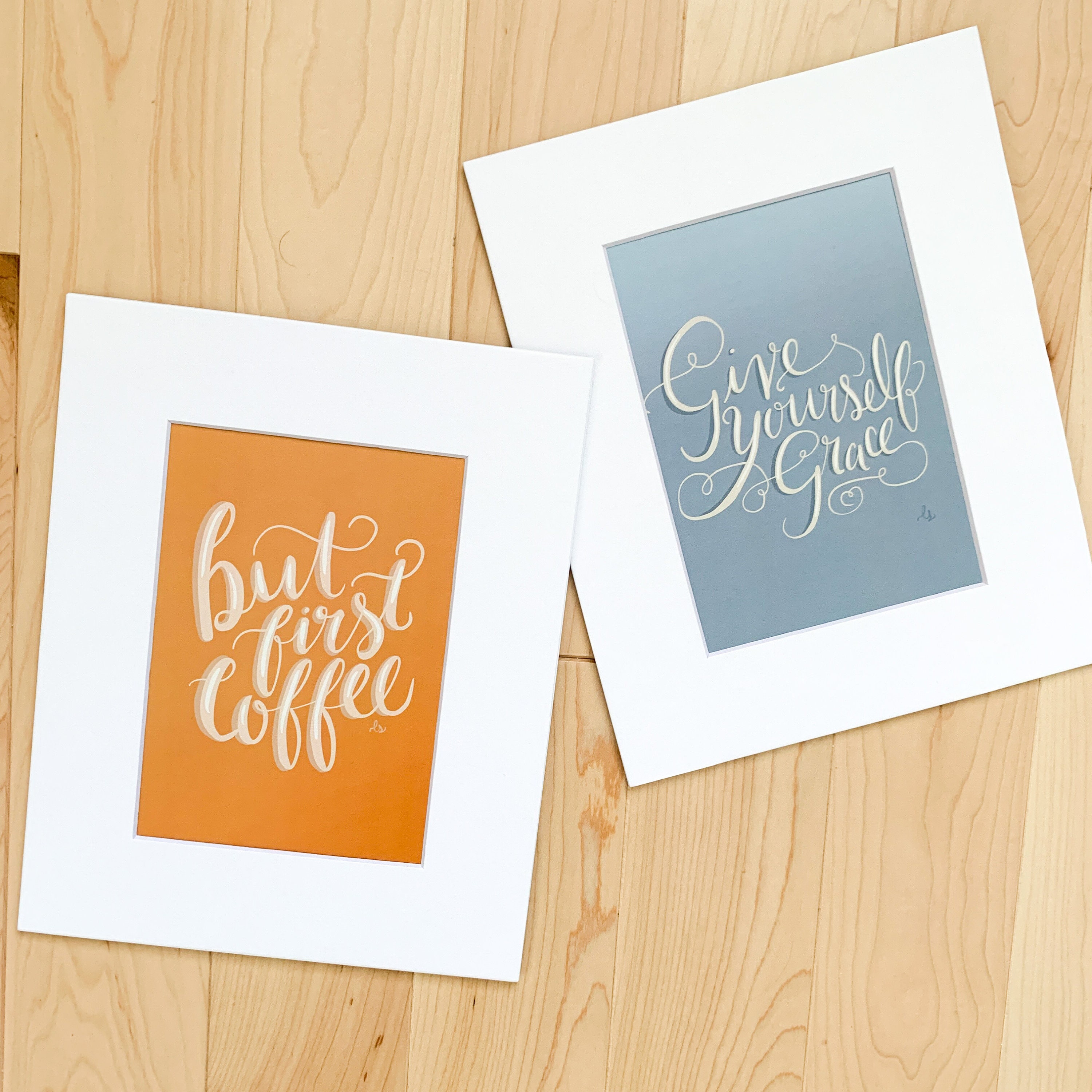 Give Yourself Grace Inspirational Quote Print Etsy