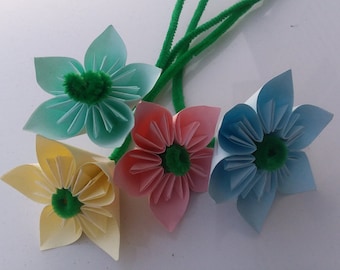 Origami Flowers - Pastel