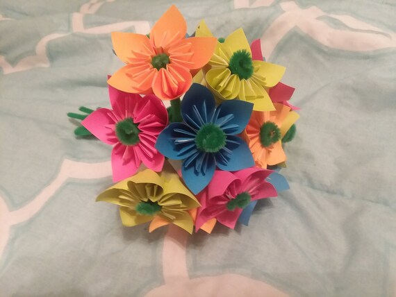 Origami Flowers Bold