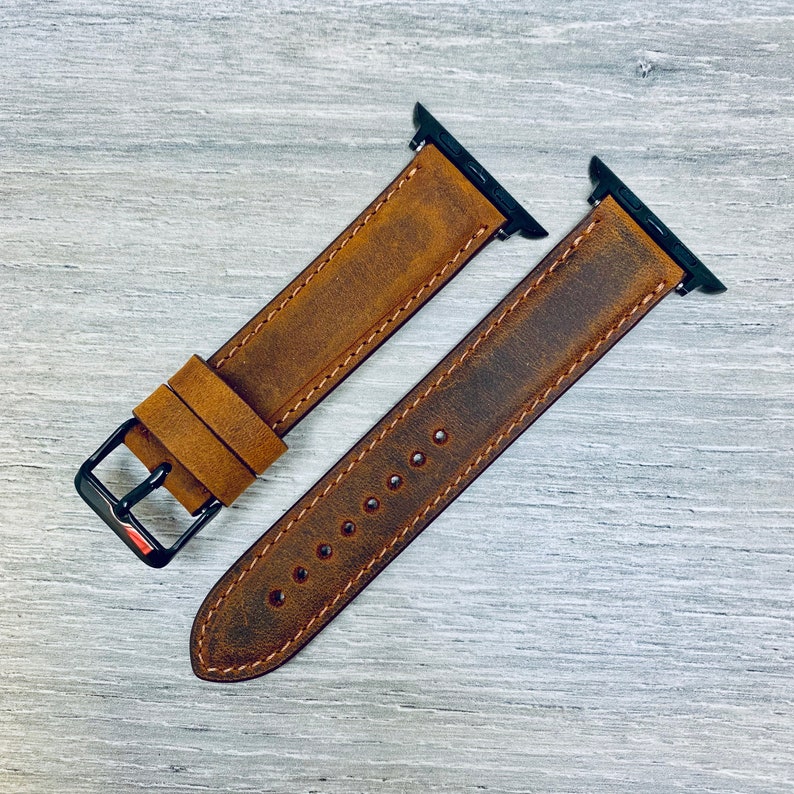 Apple Watch Band Leather Watch Band Iwatch Band Free Etsy