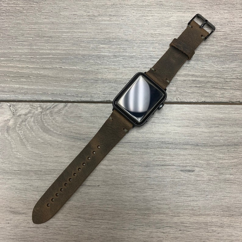 Monogrammed Apple Watch Band Custom Hand Made Apple Iwatch Etsy