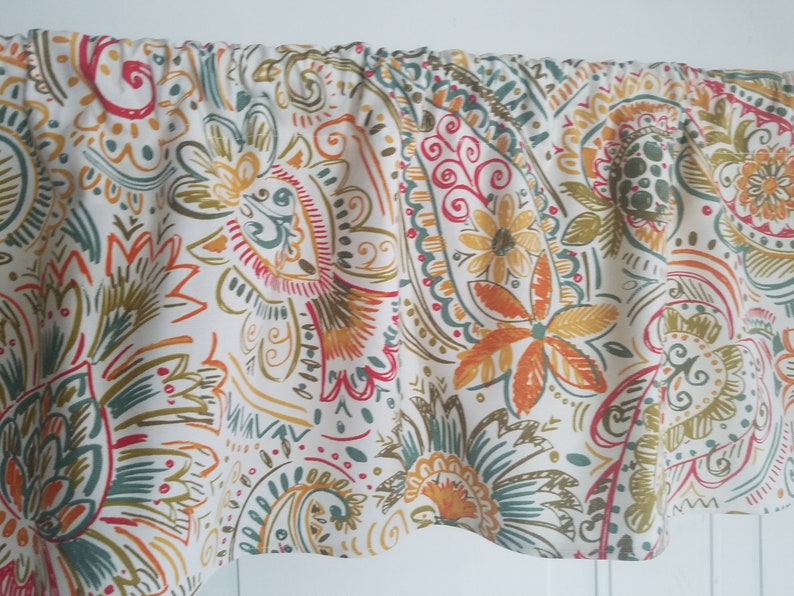 Home Essentials Olive Green Paisley Burnt Orange Yellow Etsy