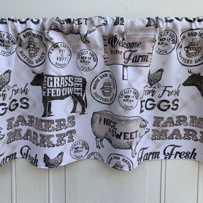 Country Kitchen Curtains - Etsy