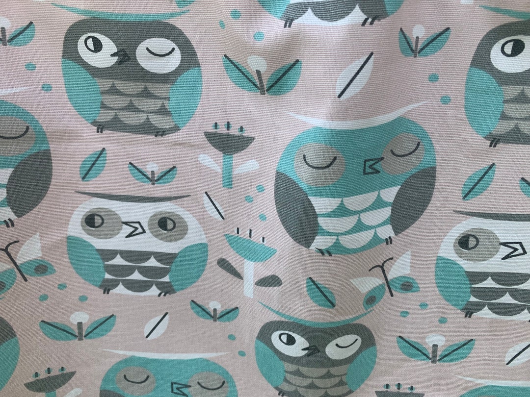 Owl Valance Girls Room Nursery Panels Sun Room Curtain Bedroom Kitchen