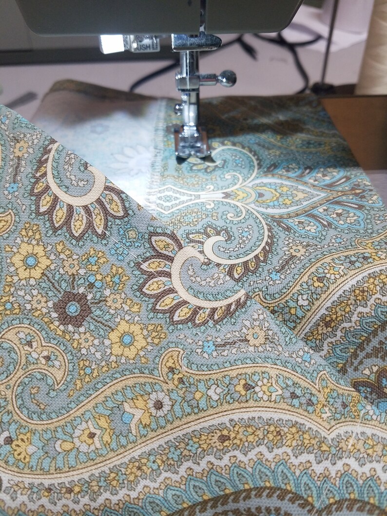 Wedding Kitchen 52 Valance Curtain Taupe Bathroom Paisley Spa Blue Teal Bedroom Waverly White Damask