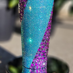 24 oz Rhinestone Tumbler