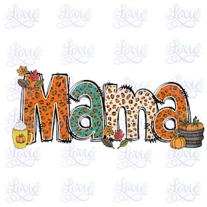 Mama Little Pumpkin PNG, Personalized Mimi  PNG for Direct Printed Shirt, Sublimation Autumn Fall Halloween PNG