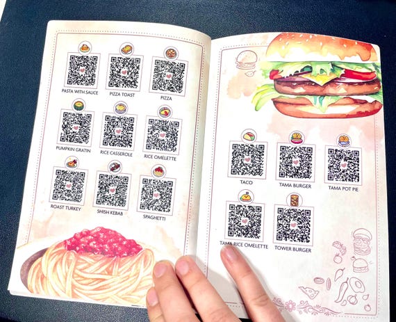 Tamagotchi Pix Cookbook: Mimi Lovelitchi's Comfort Food QR Catalog