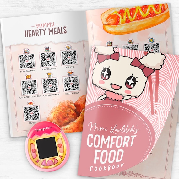 tamakoページ Tamagotchi Pix Cookbook: Mimi Lovelitchi's Comfort Food QR Catalog