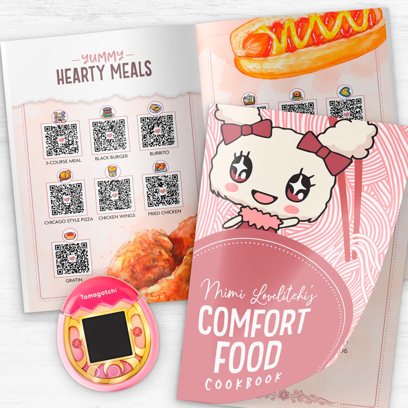 Tamagotchi Pix Cookbook: Mimi Lovelitchi's Comfort Food QR Catalog
