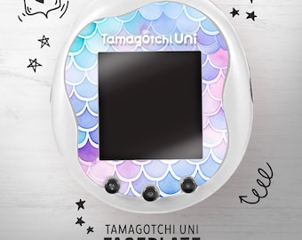 たまごっちユニカスタムフロントシェル / 透明 / パール光沢