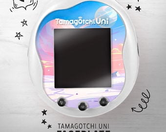 たまごっちユニカスタムフロントシェル / 透明 / パール光沢