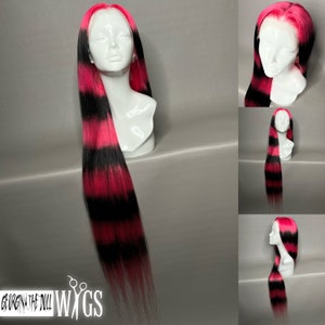 PINK N’ INK GeorginatheDollWigs Custom Human Hair 40” Long Length 13x6 Lace Front Made to Order