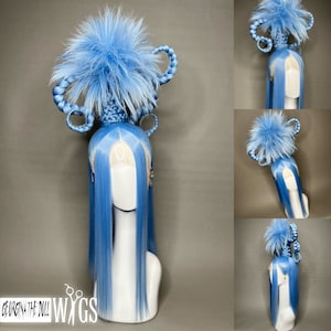 Styled Wig “MIDNIGHT FLUTTER” GeorginatheDollWigs Custom Wig Styling 2-3 Month Turnaround Made to Order