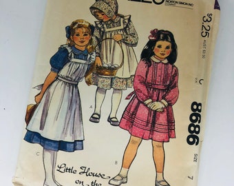 Teens Costume Pattern Costume Pattern CP1195 Old West 1800s Costumes Little House on the Prairie Simplicity 2843 Audrea Schewe