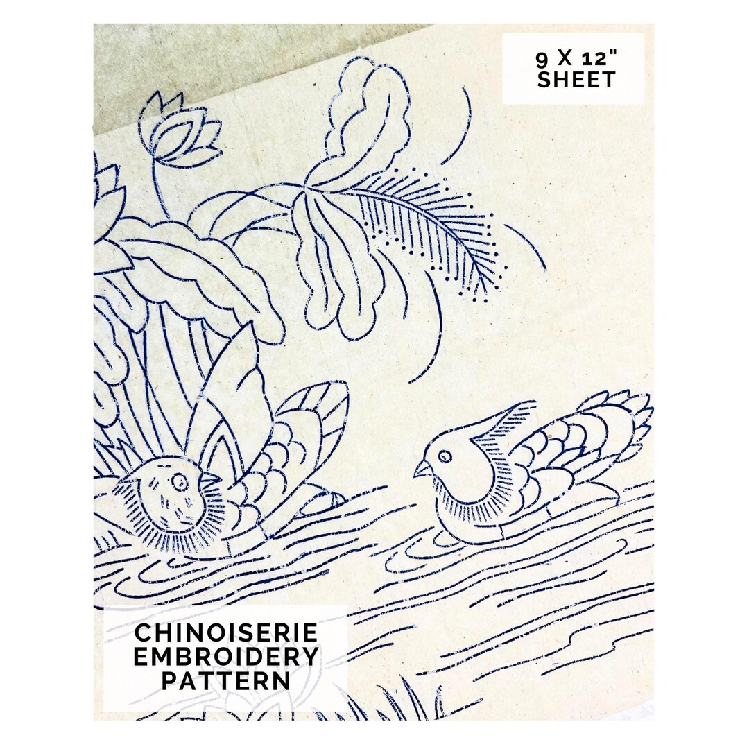 Vintage Hand Embroidery Iron-on Transfer Pattern by Briggs P621-D644 ...