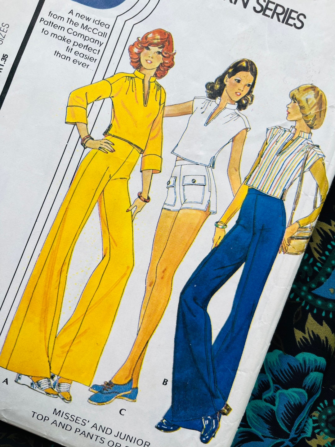 1970's McCall’s Vest and Skirt Pattern - Bust 32