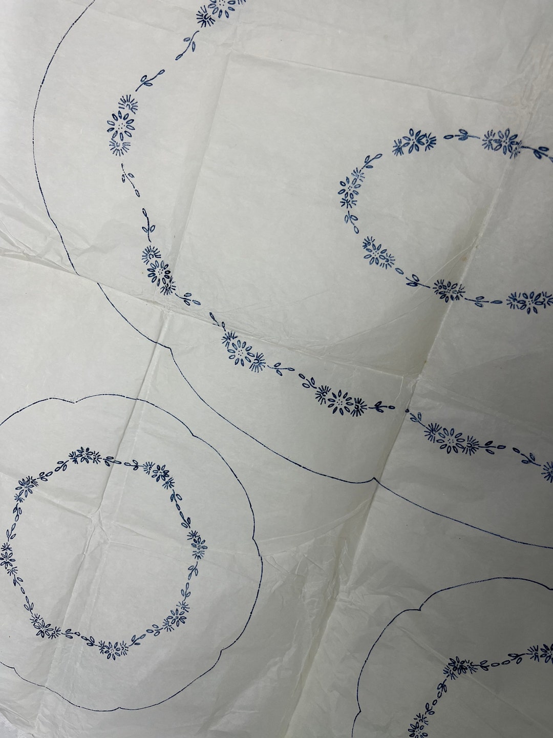 Vintage Briggs Needlecraft Embroidery Transfer 49011 for Dressing Table