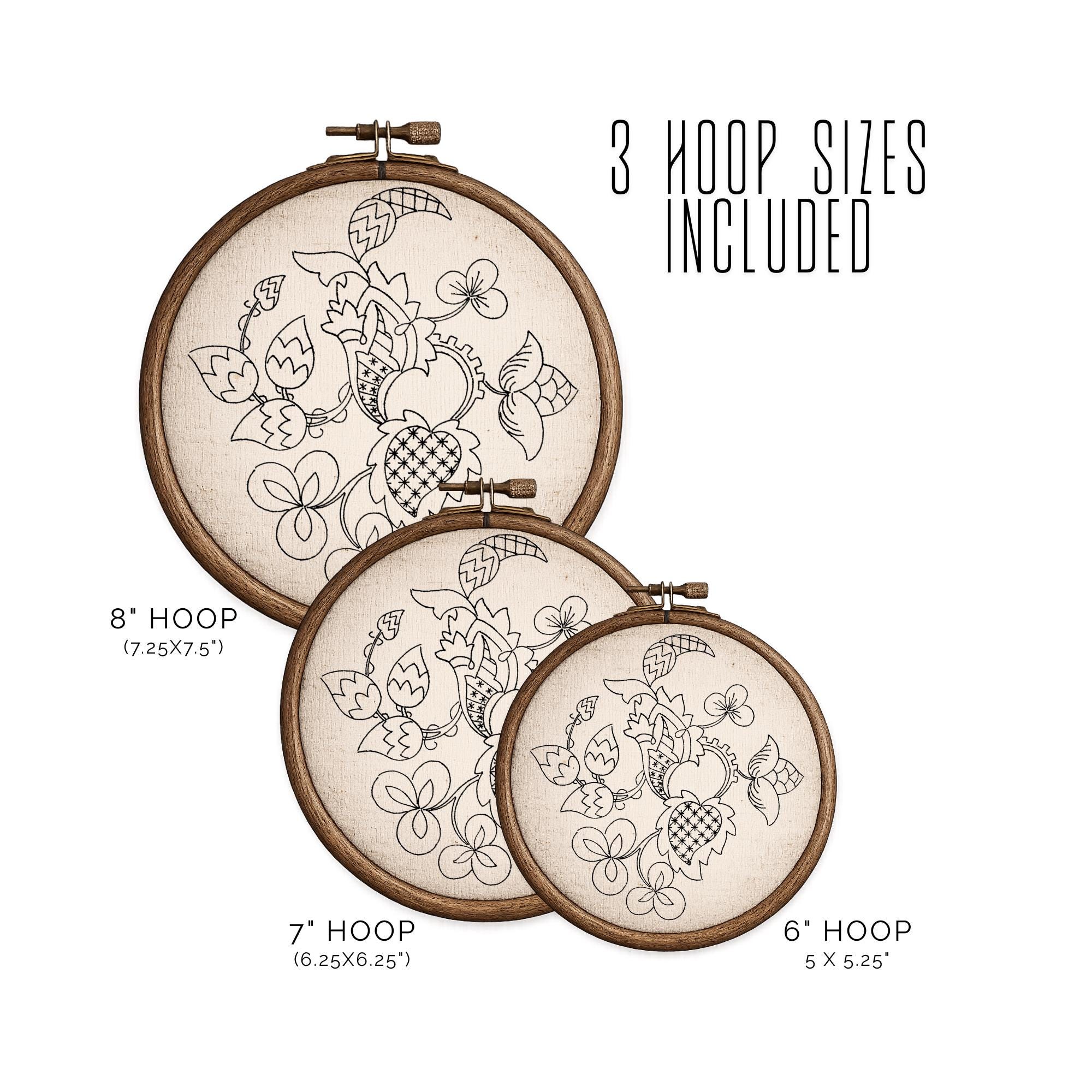 Jacobean Crewel Embroidery Pattern Bundle PDF – Instant Download ...