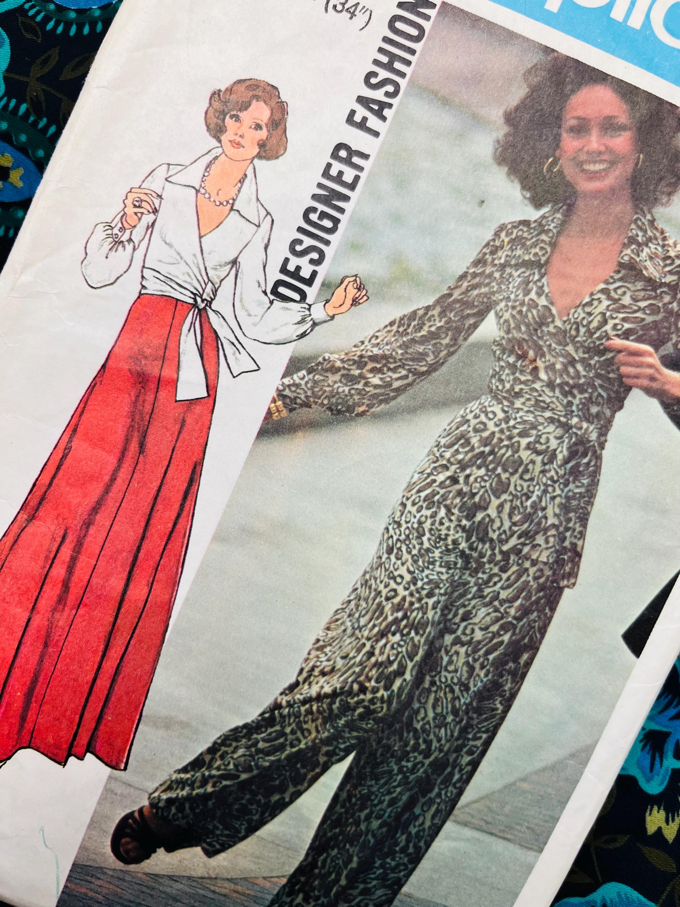 コス1970 1970s Sewing Pattern, Bust 34