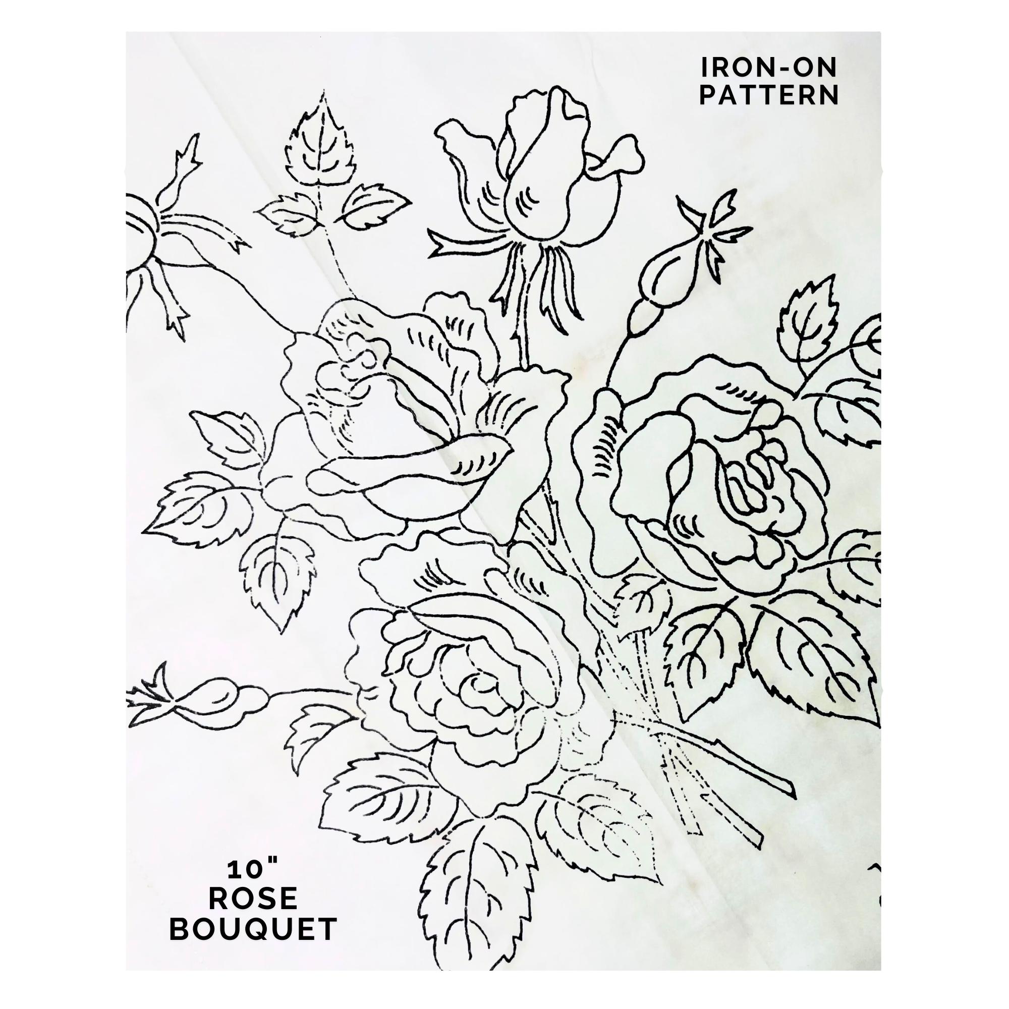 Vintage Hand Embroidery Iron-on Transfer by Deightons K1425
