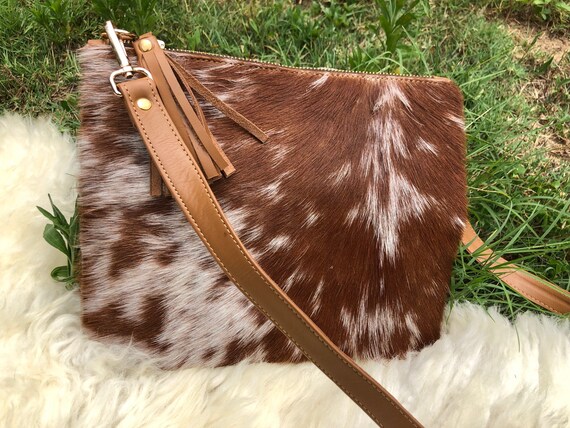 Fur crossbody shop purse