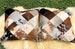Cowhide Pillows Cushion Cover Leather Real Hair on Cow Hide Skin Patchwork Custom 16'x16' Home Decor 
