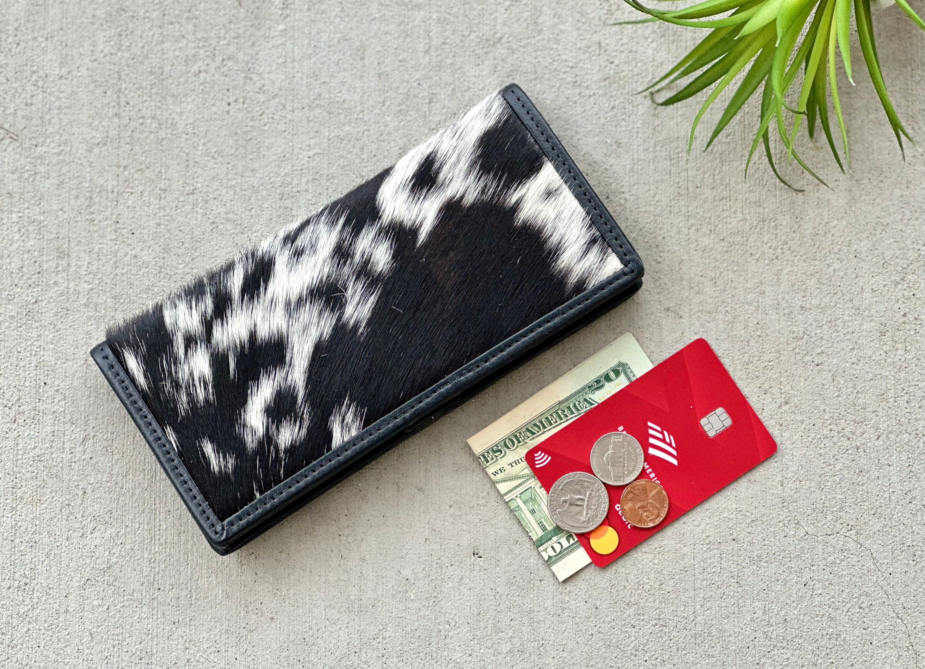 Source New Real Handmade Hair On Hide Wallets for Women Slim Wallet Bifold  Leather Snap Fur Clutch Purse Real Cow Hide Fur Purse Wallet on  m.