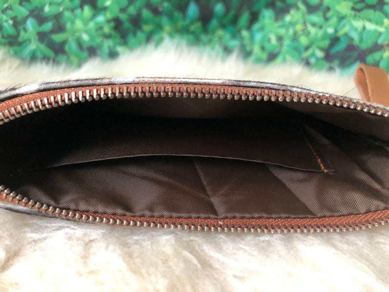 Real Cowhide Leather Wristlet Clutch Western Purse Wallet Handbag Brown Black Tan | Gifts for her - Bridesmaid Gifts- Graduation Gifts- Mothers day gifts- Holiday gifts