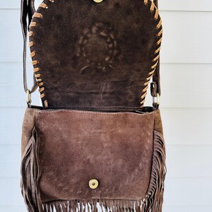 Cowhide Bag Rodeo Crossbody Purse Turquoise & Fringe Western Handbag